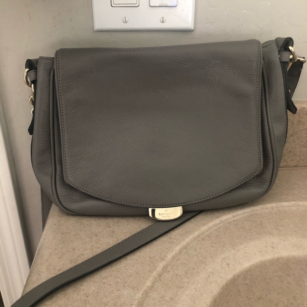 Kate Spade Grey crossbody purse